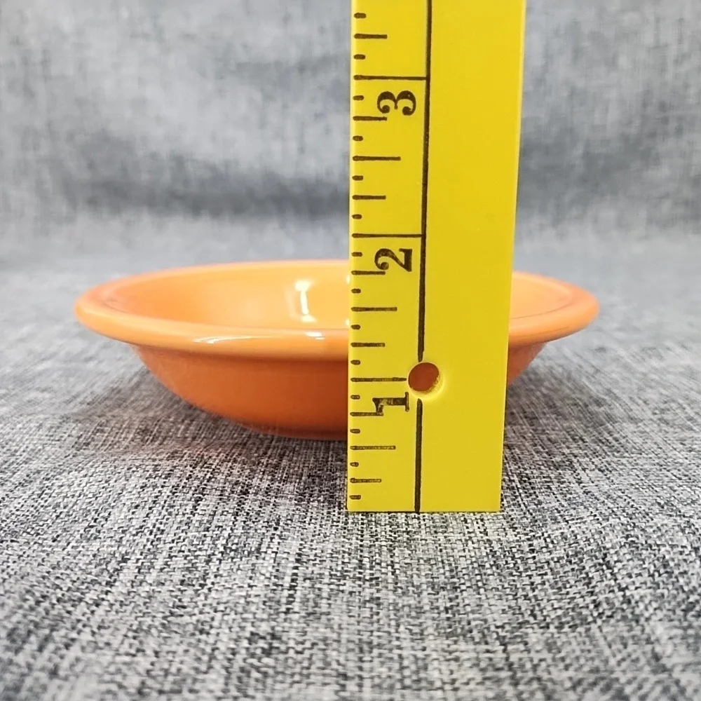 Fiesta Tangerine Orange Fruit Bowl 7 1/4